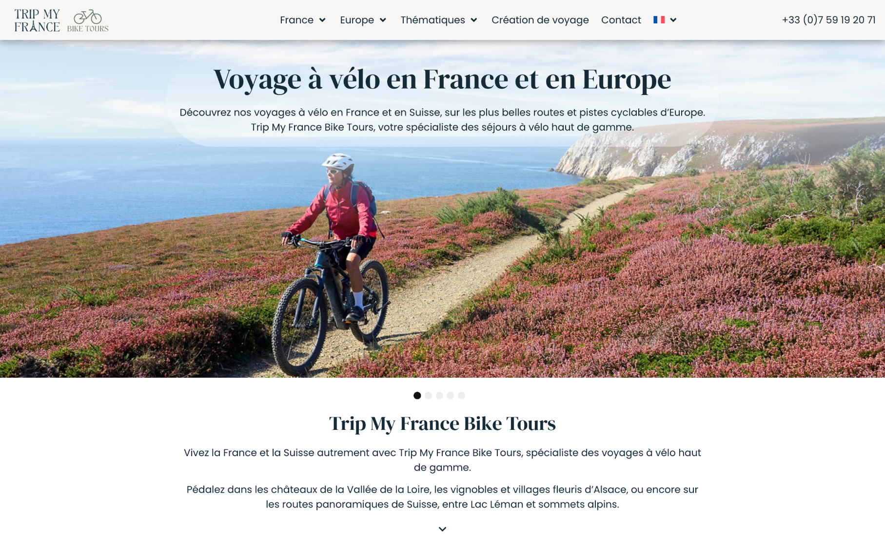 Création de BLC Studio — TripMyFranceBikeTours